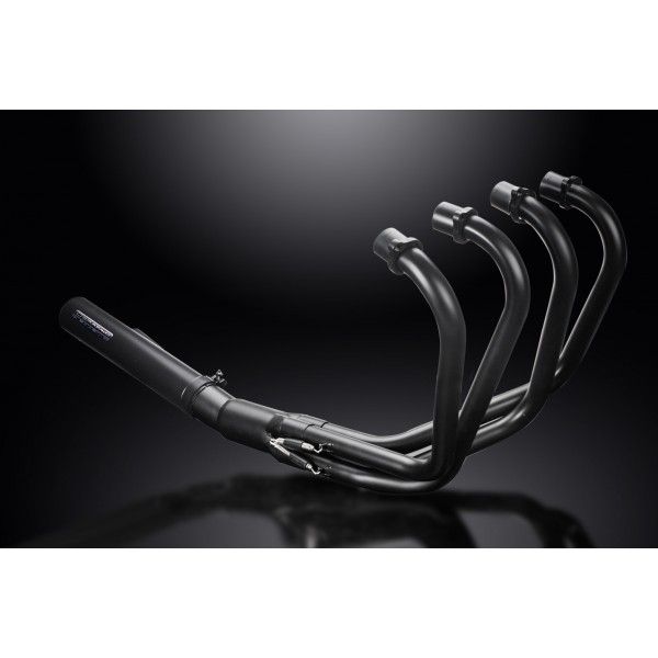 Delkevic volledig systeem Short Straight RVS 350mm - CB550K FOUR (1974-1976)