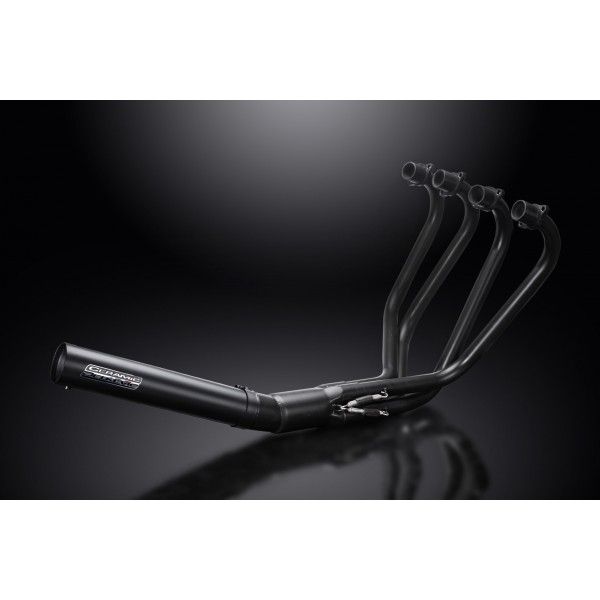 Delkevic volledig systeem Short Straight RVS 350mm - CB550K FOUR (1974-1976)