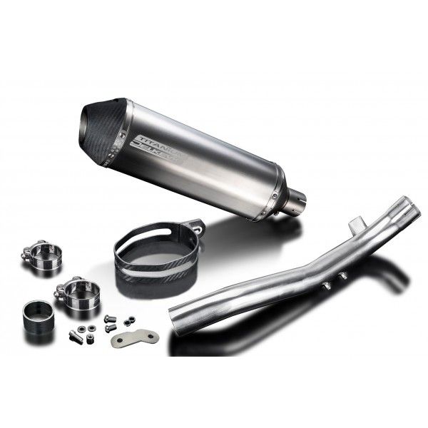 Delkevic slip-on kit X-Oval Titanium 343mm - Tiger Sport 1050 (2013-2017)