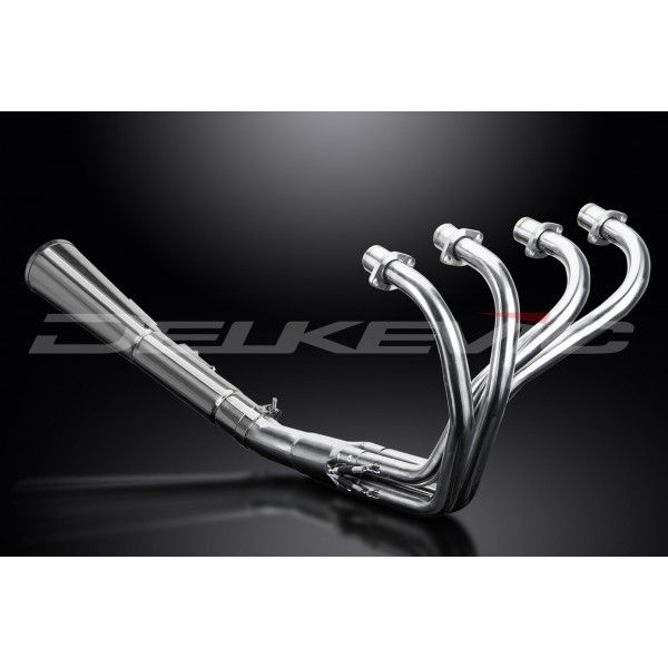 Delkevic volledig systeem Megaphone RVS 550mm - CB400F CB400 Four (1975-1977)