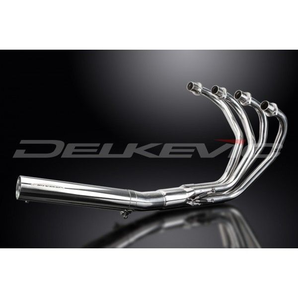 Delkevic volledig systeem Short Straight RVS 350mm - CB400F CB400 Four (1975-1977)
