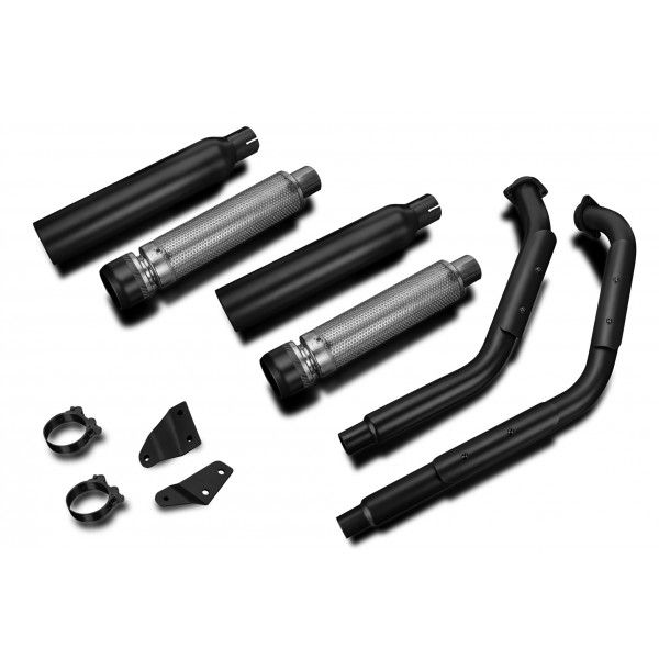 Delkevic volledig systeem Round RVS 410mm - VL800 Intruder Volusia (2001-2016)