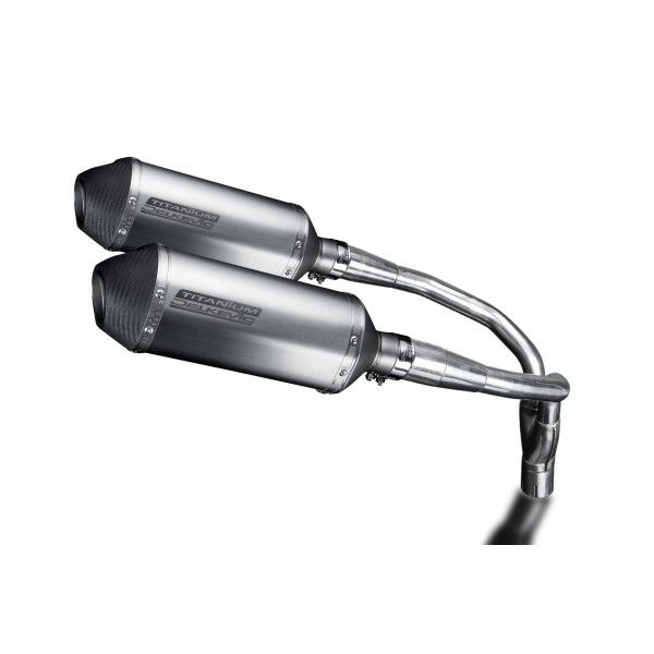 Delkevic slip-on kit X-Oval Titanium 260mm - CB900F HORNET (2001-2009)