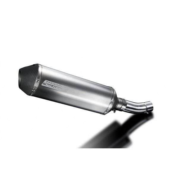 Delkevic slip-on kit X-Oval Titanium 343mm - Scrambler Desert Sled (2017-2019)