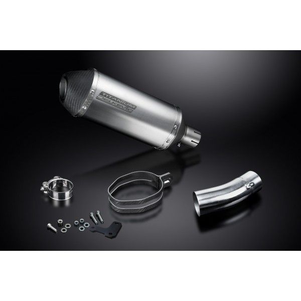 Delkevic slip-on kit X-Oval Titanium 260mm - Scrambler Desert Sled (2017-2019)