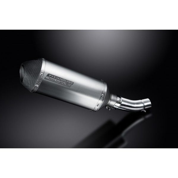 Delkevic slip-on kit X-Oval Titanium 260mm - Scrambler Desert Sled (2017-2019)