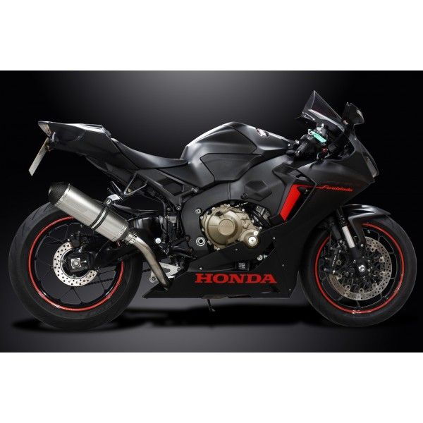 Delkevic slip-on kit X-Oval Titanium 343mm - CBR1000RR (2017-2019)