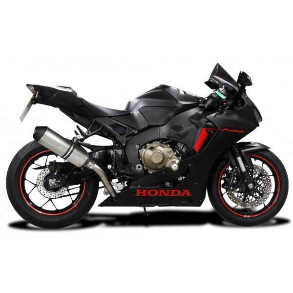 Delkevic slip-on kit X-Oval Titanium 343mm - CBR1000RR (2017-2019)