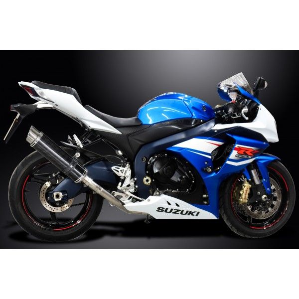 Delkevic volledig systeem Round Carbon 350mm - GSX-R1000 (2012-2016)