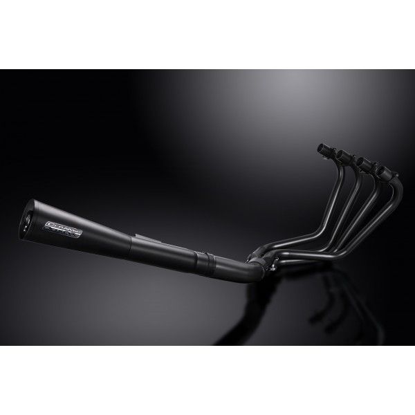 Delkevic volledig systeem Megaphone RVS 550mm - Z1000J (1981-1983)