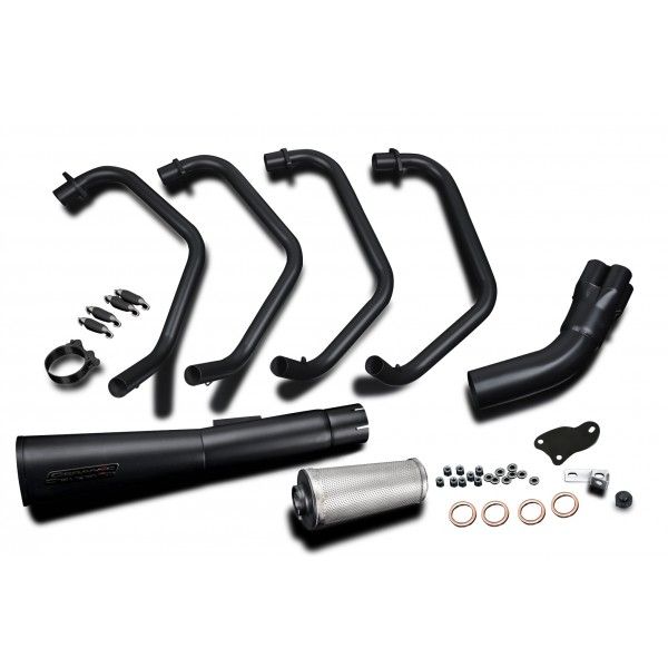 Delkevic volledig systeem Megaphone RVS 550mm - CSR1000 (KZ1000M) (1981-1982)