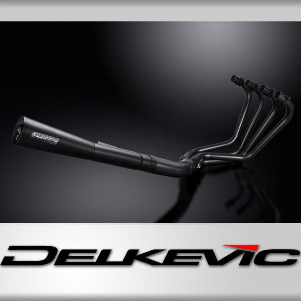 Delkevic volledig systeem Megaphone RVS 550mm - GPZ1100 Uni-Trak ZX1100A (1983-1985)