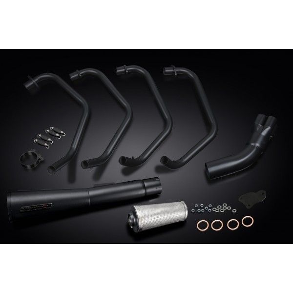 Delkevic volledig systeem Megaphone RVS 550mm - Z1100A Shaft (1981-1983)