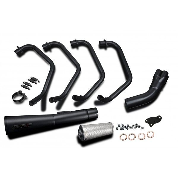 Delkevic volledig systeem Megaphone RVS 550mm - Z1100A Shaft (1981-1983)