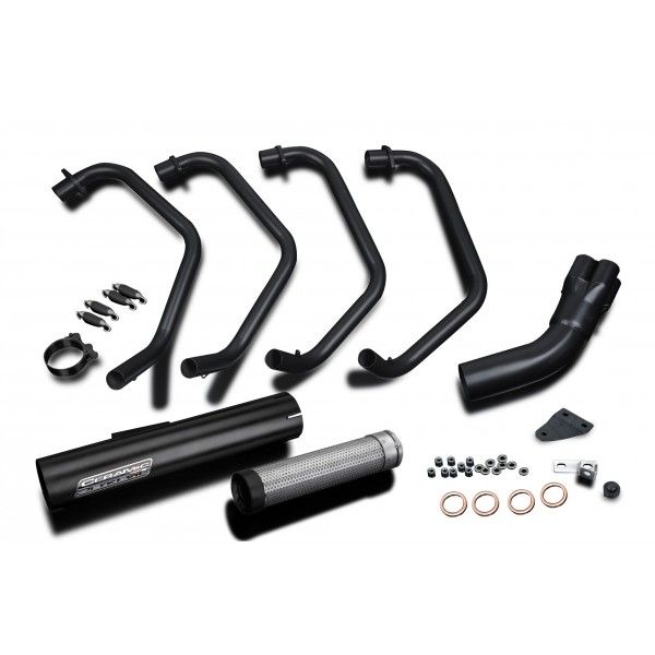 Delkevic volledig systeem Short Straight RVS 350mm - Z1-R (1979-1980)