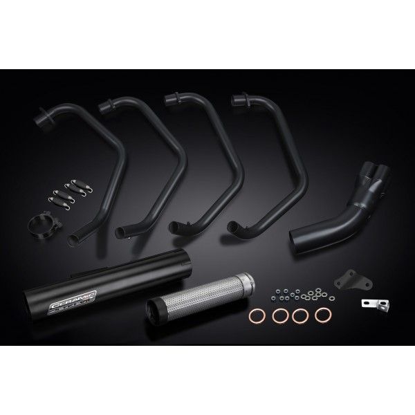 Delkevic volledig systeem Short Straight RVS 350mm - Z900/Z1 (1972-1976)