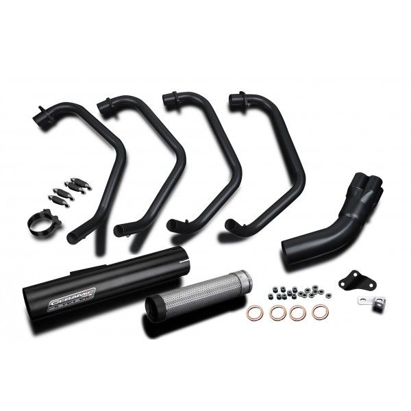 Delkevic volledig systeem Short Straight RVS 350mm - Z900/Z1 (1972-1976)