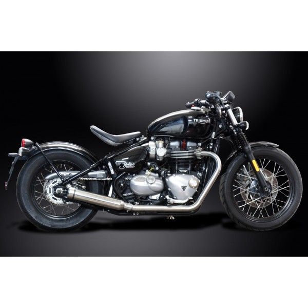 Delkevic volledig systeem Round RVS 410mm - Bonneville Bobber 2017-2019