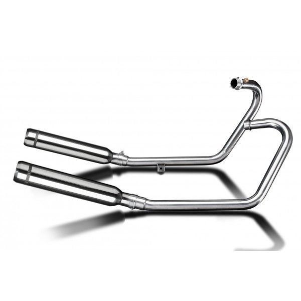 Delkevic volledig systeem Round RVS 410mm - Bonneville Bobber 2017-2019