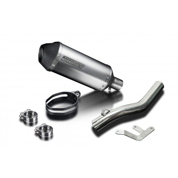 Delkevic slip-on kit X-Oval Titanium 260mm - VFR800Fi (1998-2001)