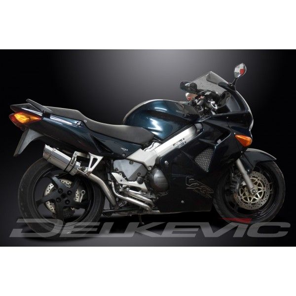 Delkevic volledig systeem Round RVS 200mm - VFR800 (1998-2001)