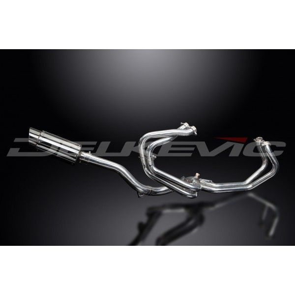 Delkevic volledig systeem Round RVS 200mm - VFR800 (1998-2001)