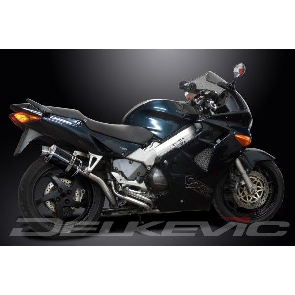 Delkevic volledig systeem Oval Carbon 225mm - VFR800 (1998-2001)