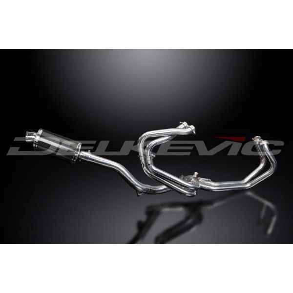 Delkevic volledig systeem Oval Carbon 225mm - VFR800 (1998-2001)