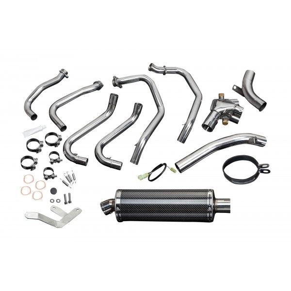 Delkevic volledig systeem Oval Carbon 350mm - VFR800FI (1998-2001)