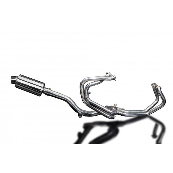 Delkevic volledig systeem Oval RVS 225mm - VFR800 (1998-2001)