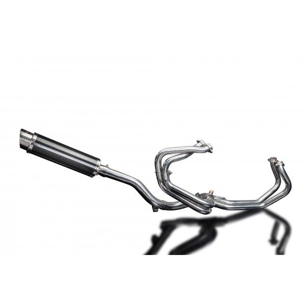 Delkevic volledig systeem Round Carbon 350mm - VFR800 (1998-2001)