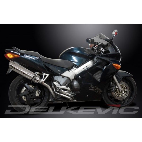 Delkevic volledig systeem Round RVS 350mm - VFR800 (1998-2001)