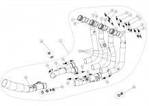 Akrapovic Voorbocht RVS BMW S 1000 RR 2015 - 2016