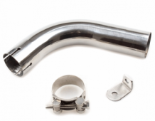 Lextek CP1 RVS Einddemper zonder E-keur incl. Linkpipe Honda CB1000R 2008-2017