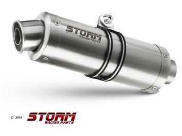 Storm By Mivv Dubbele GP RVS Slip-On Einddemper Met E-keur KAWASAKI Z 1000 SX 2014 - 2020