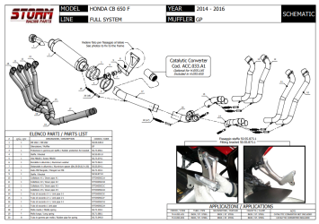Storm By Mivv GP RVS Black Compleet 1in1 Uitlaatsysteem Met E-keur HONDA CBR 125 R 2004 - 2010