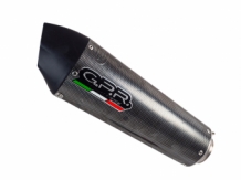 GPR GPE Anniversary Poppy Metal Carbon Slip-on Einddemper met E-keur Moto Morini Gran Passo 2008 > 2011
