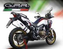 GPR Albus Ceramic Einddemper met E-keur Honda CRF 1000 L Africa Twin 2015 > 2017