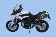 GPR GPE Anniversary Poppy Metal Carbon Slip-on Einddemper met E-keur Moto Morini Gran Passo 2008 > 2011