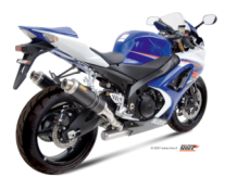 2x Mivv GP Carbon Slip-on Einddempers (L+R) met E-keur Suzuki GSX-R 1000 2007 > 2008