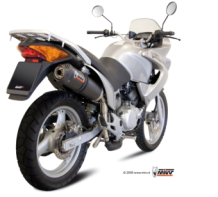 Mivv Oval Carbon met Carbon Cap Slip-on Einddemper met E-keur Honda XL 125 Varadero 2007 > 2011