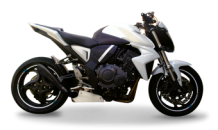 HP Corse Hydroform RVS Black Slip-on Einddemper met E-keur incl. Katalysator Honda CB 1000 R 2008 > 2015