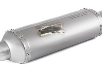 HP Corse SP-1 Short Titanium Einddemper met E-keur Yamaha Tenere 700 2019 > 2024