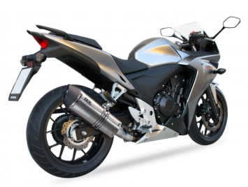 IXIL Hexoval Xtrem Evolution RVS Einddemper met Euro4 Keuring Honda CBR 500 R 2016 >