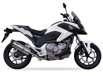 IXIL Hexoval Xtrem Evolution RVS Einddemper met Euro4 Keuring Honda NC 750 X-S 2016 >