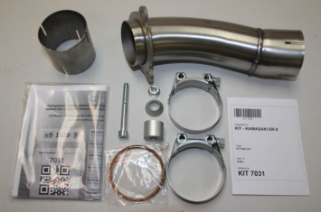 IXIL Hexoval Xtrem Evolution RVS Einddemper met E-keur Kawasaki ER-5 - ER 500 A Twister 1997 2006