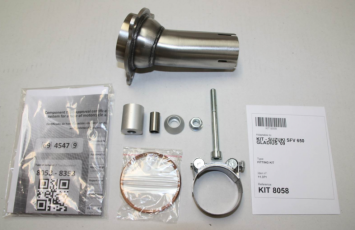 IXIL Hexoval Xtrem Evolution RVS Einddemper met E-keur Suzuki SFV 650 Gladius 2009 2015