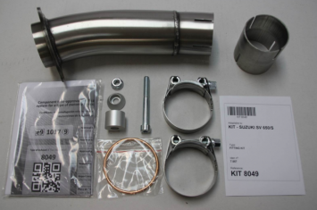 IXIL Hexoval Xtrem Evolution RVS Einddemper met E-keur Suzuki SV 650-S 1999 2003