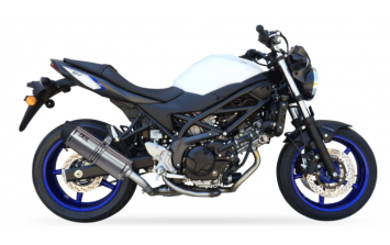 IXIL Hexoval Xtrem Evolution RVS Einddemper met Euro4 Keuring Suzuki SV 650 2016 >