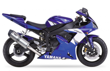 IXIL Hexoval Xtrem Evolution RVS Einddemper met E-keur YZF R1 2002 2003